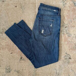 MOTHER Denim - The Stunner Ankle Fray Jean - Size 27